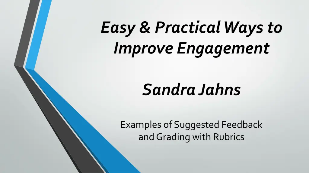 easy practical ways to improve engagement