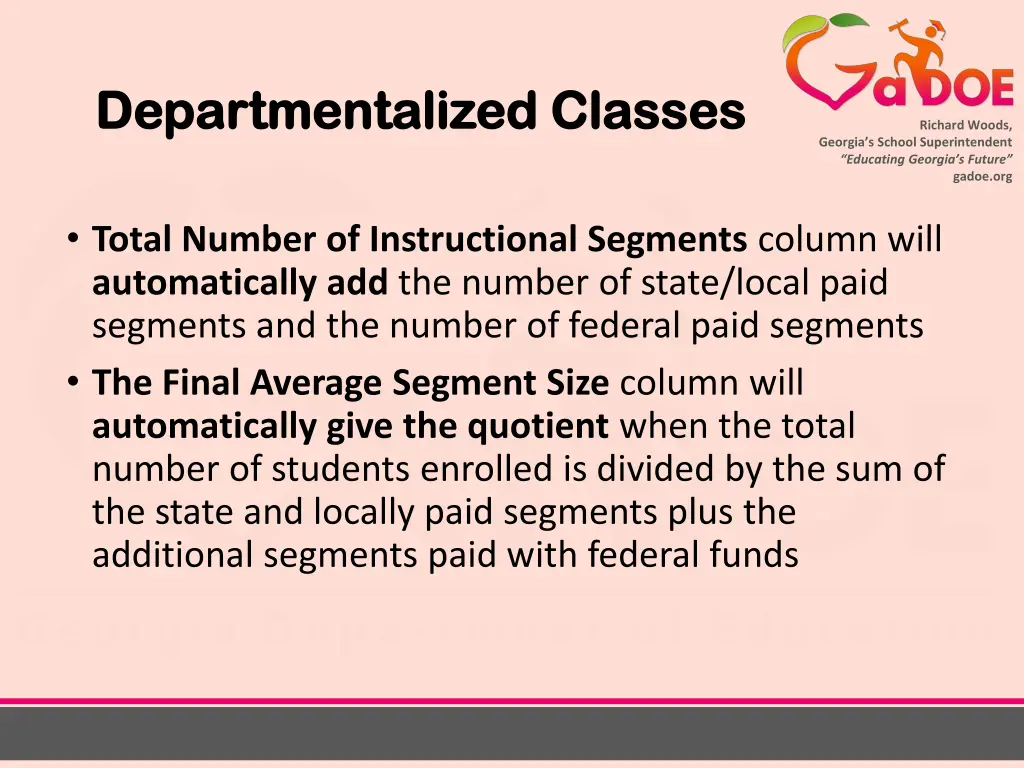 departmentalized classes departmentalized classes 6