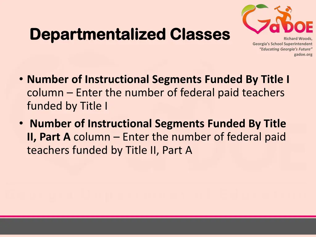 departmentalized classes departmentalized classes 7