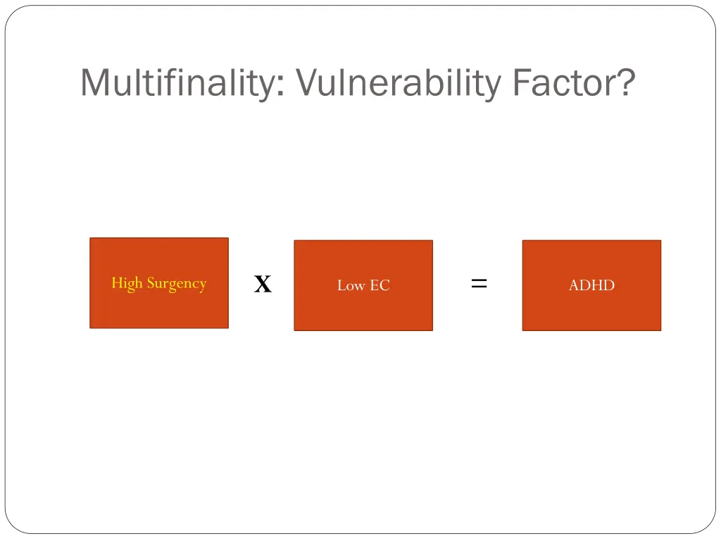 multifinality vulnerability factor 1