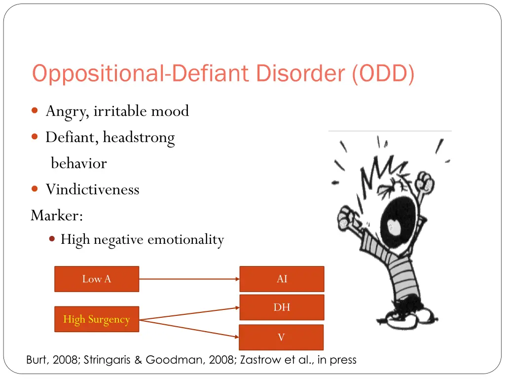 oppositional defiant disorder odd