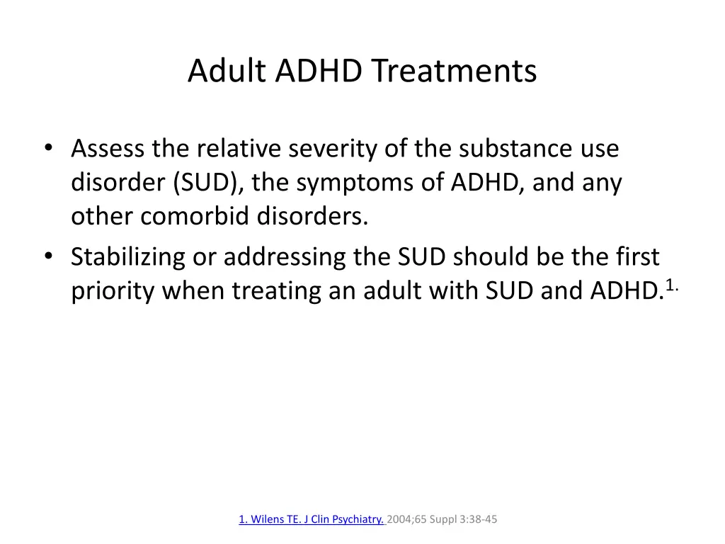 adult adhd treatments