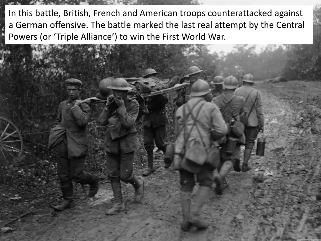 in this battle british french and american troops 1