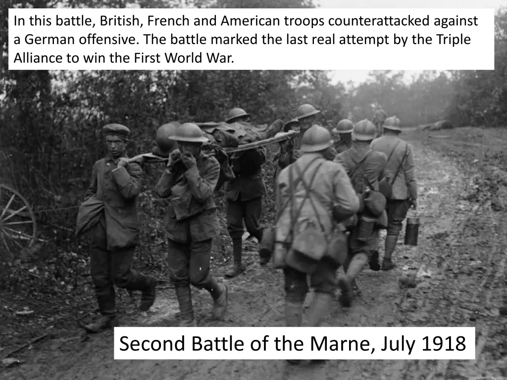 in this battle british french and american troops