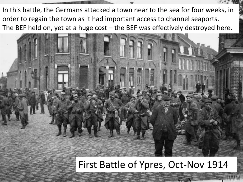 in this battle the germans attacked a town near