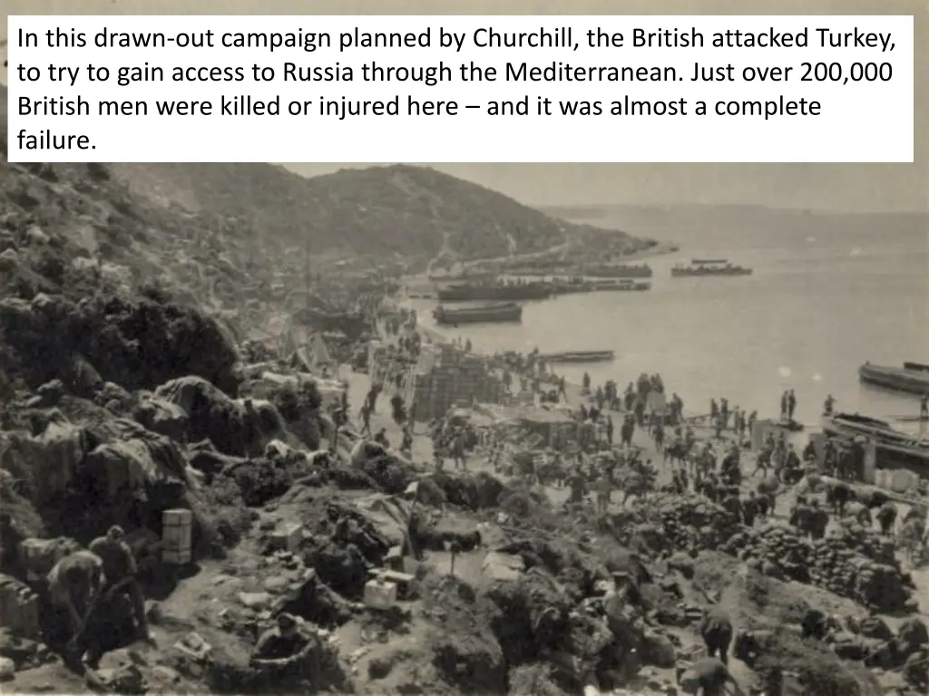 in this drawn out campaign planned by churchill 1