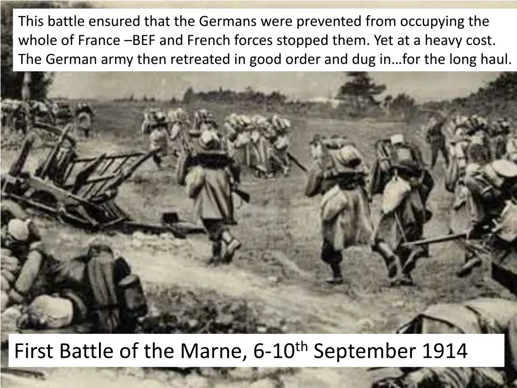 this battle ensured that the germans were