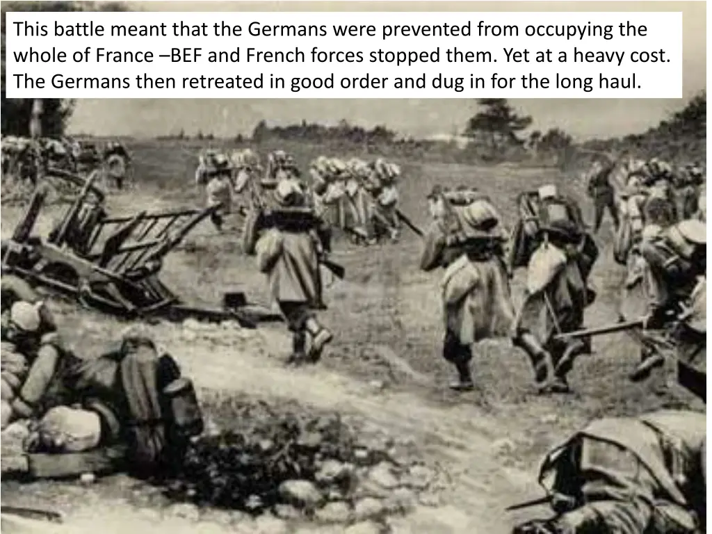 this battle meant that the germans were prevented