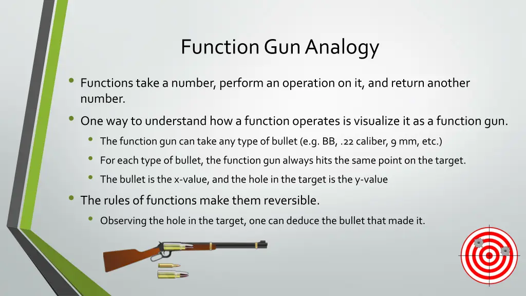 function gun analogy