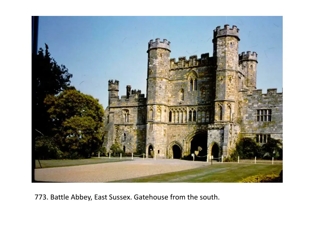 773 battle abbey east sussex gatehouse from