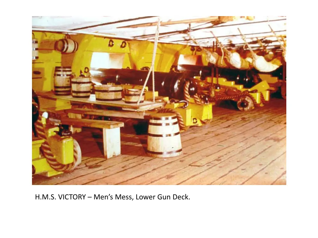 h m s victory men s mess lower gun deck