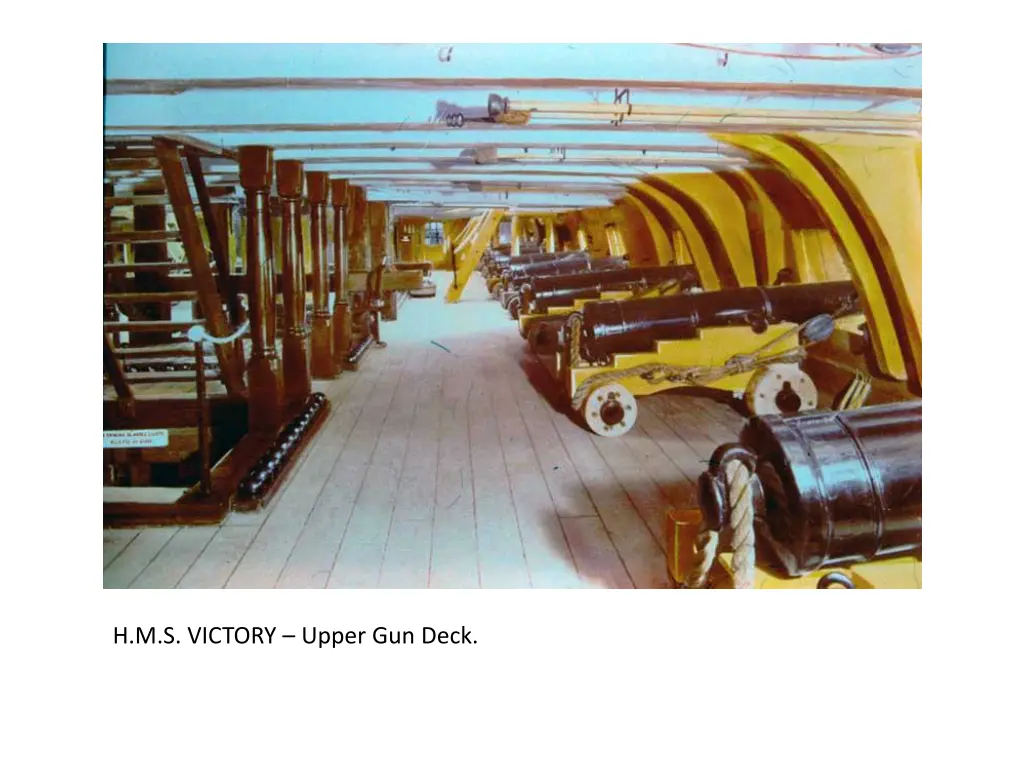 h m s victory upper gun deck