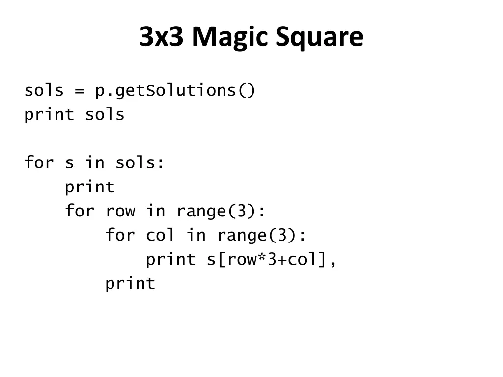 3x3 magic square 1