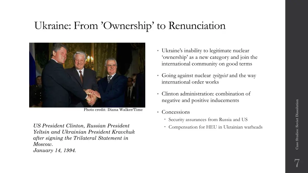 ukraine from ownership to renunciation