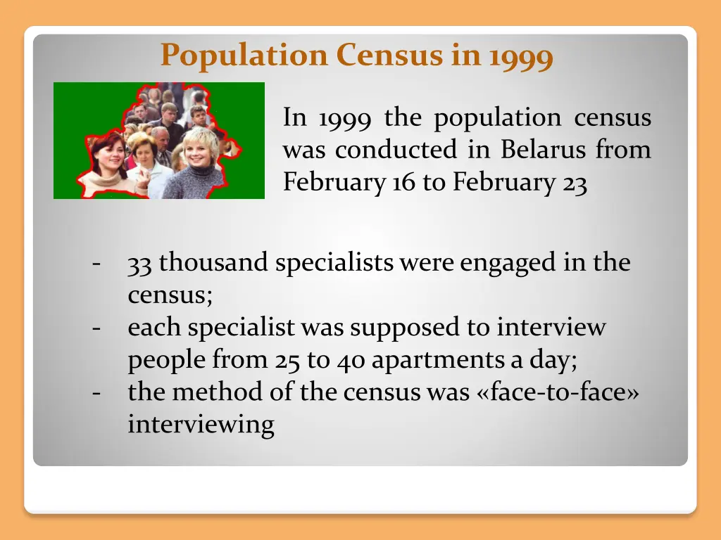 population census in 1999