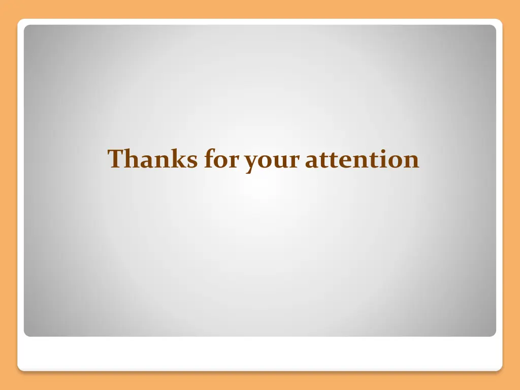 thanks for your attention