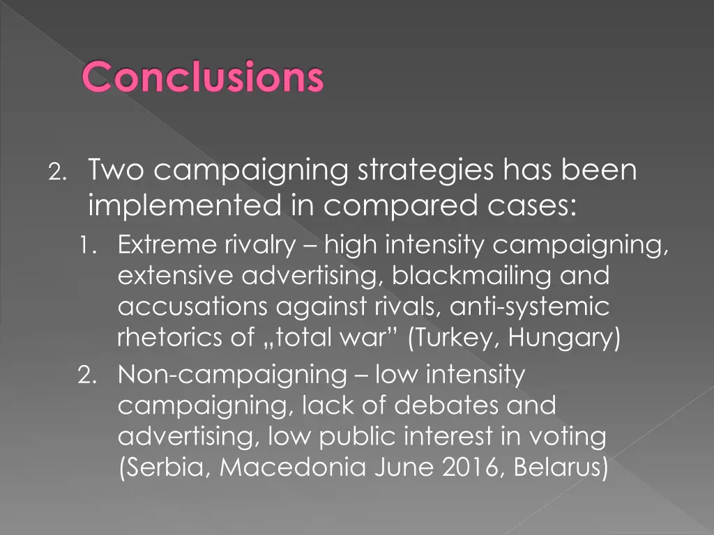 conclusions 1