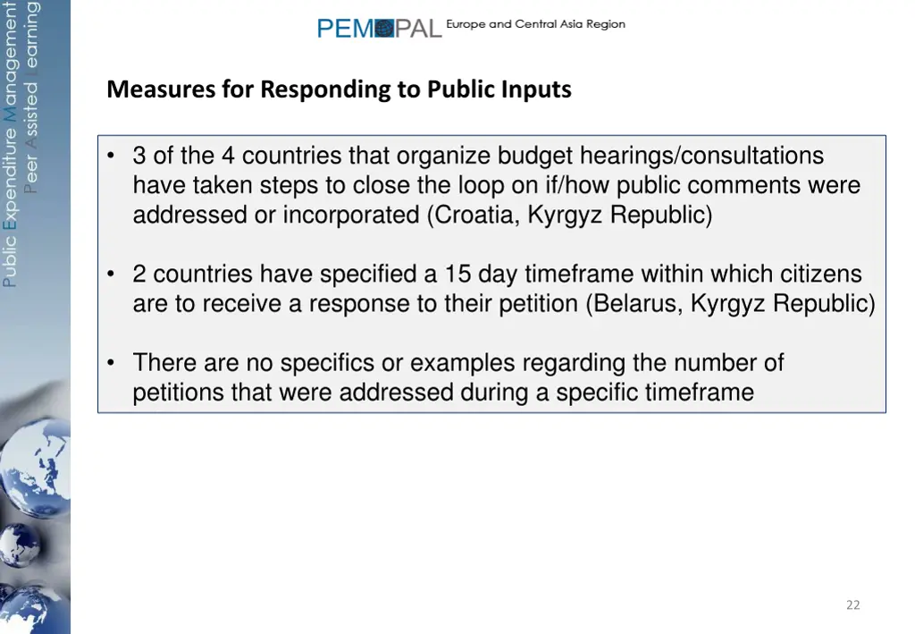 measures for responding to public inputs