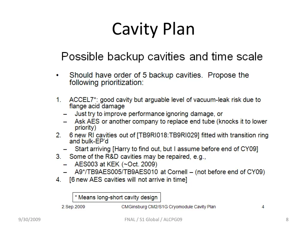 cavity plan 3