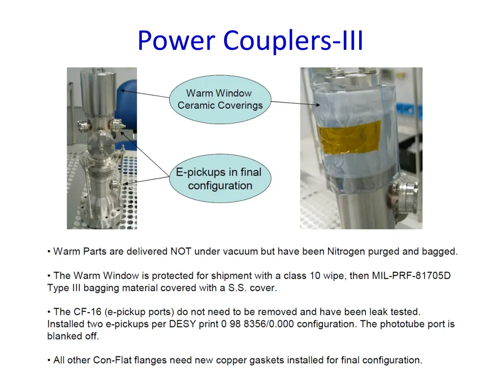 power couplers iii