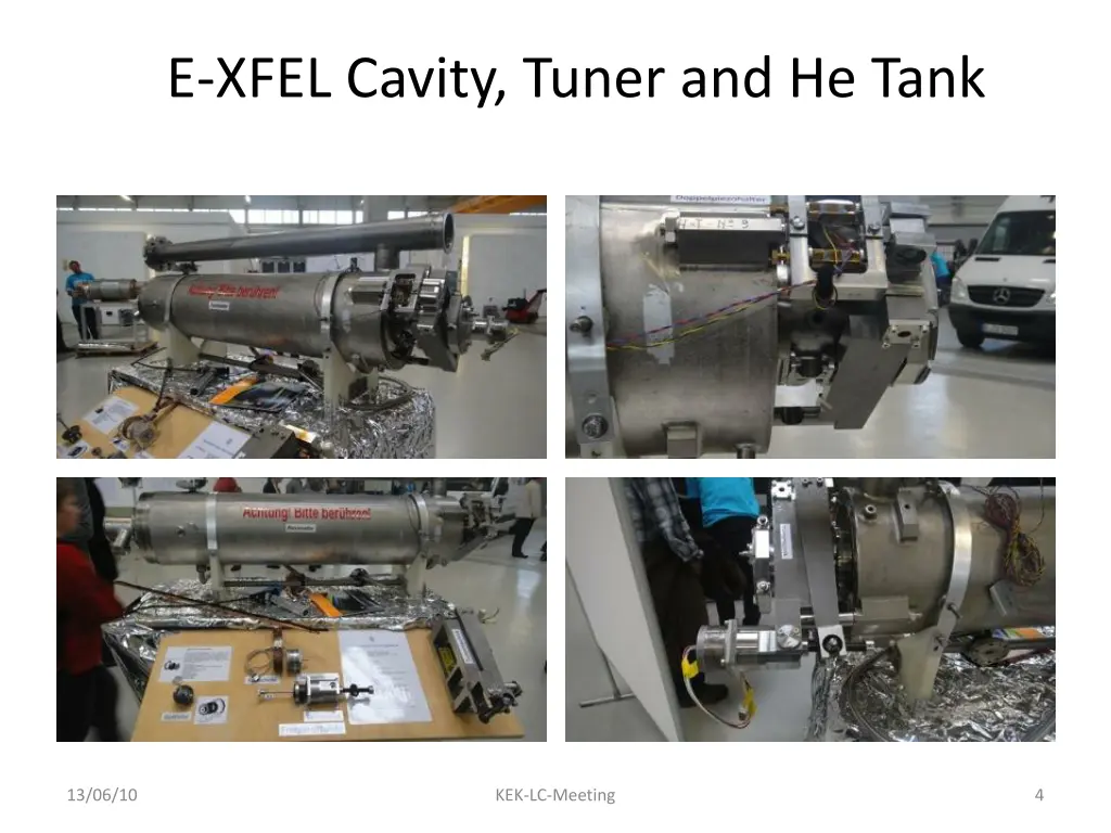 e xfel cavity tuner and he tank