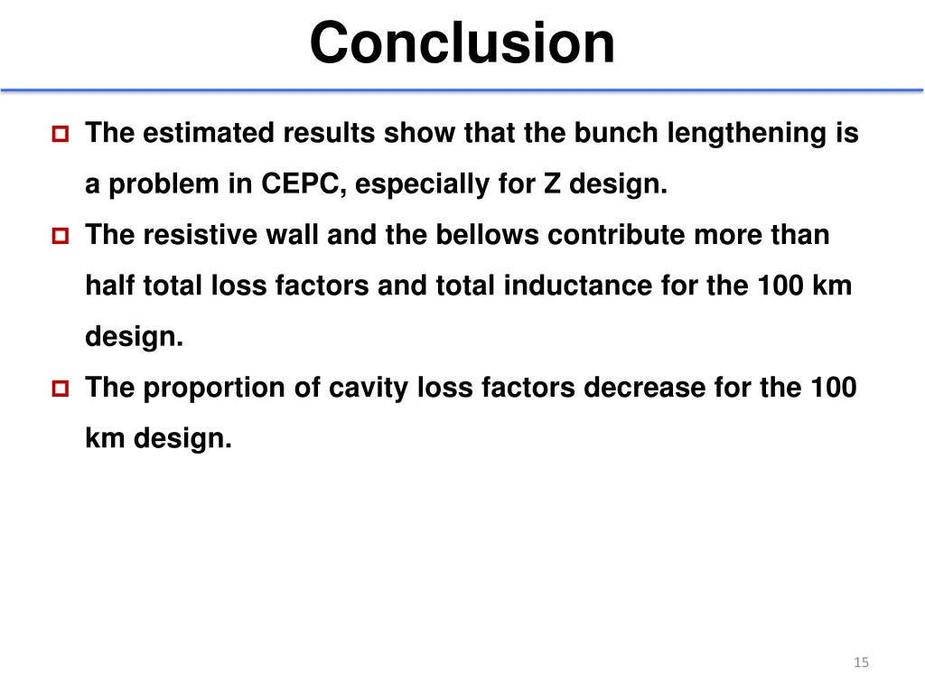 conclusion