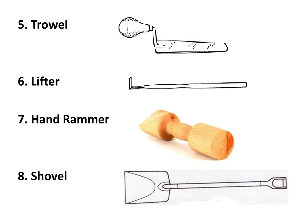 5 trowel