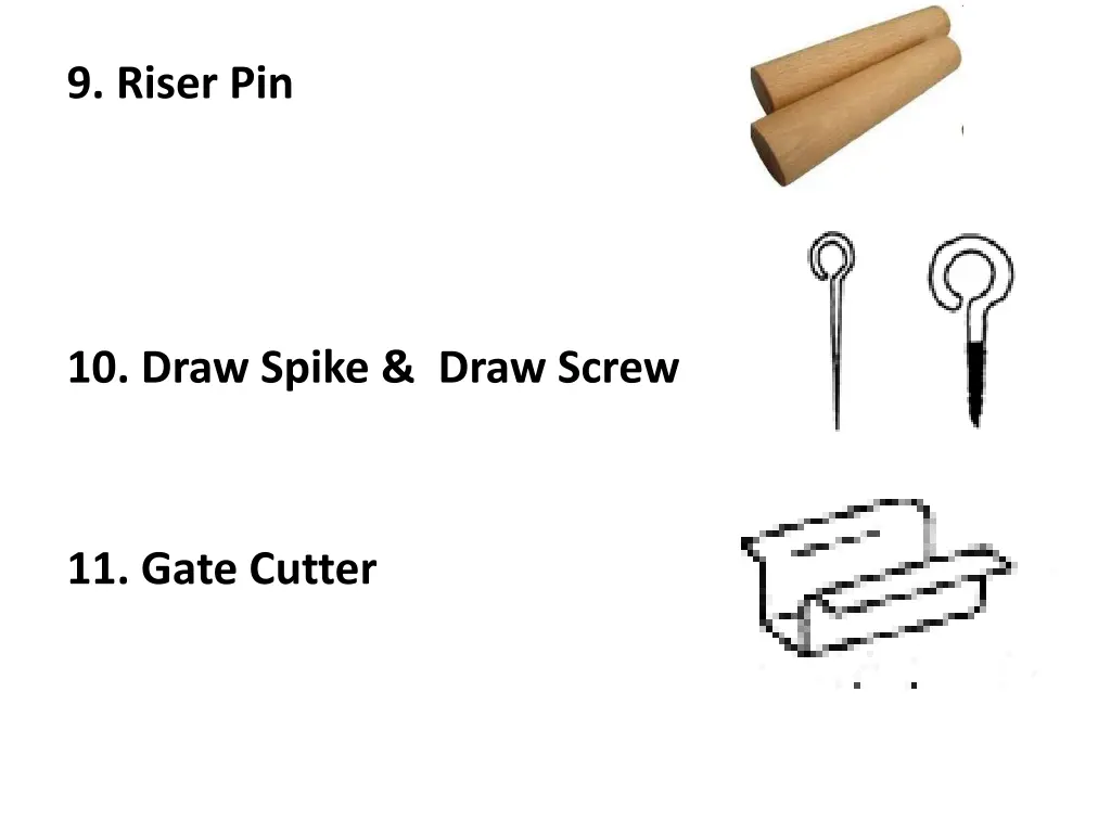 9 riser pin