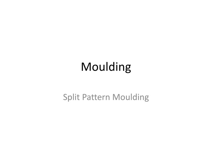 moulding