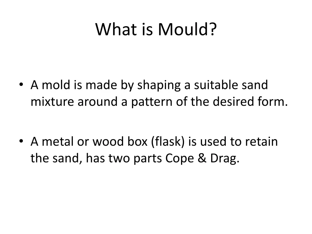 what is mould