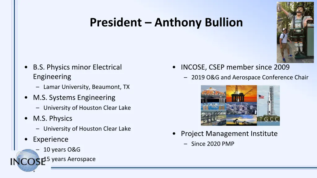 president anthony bullion