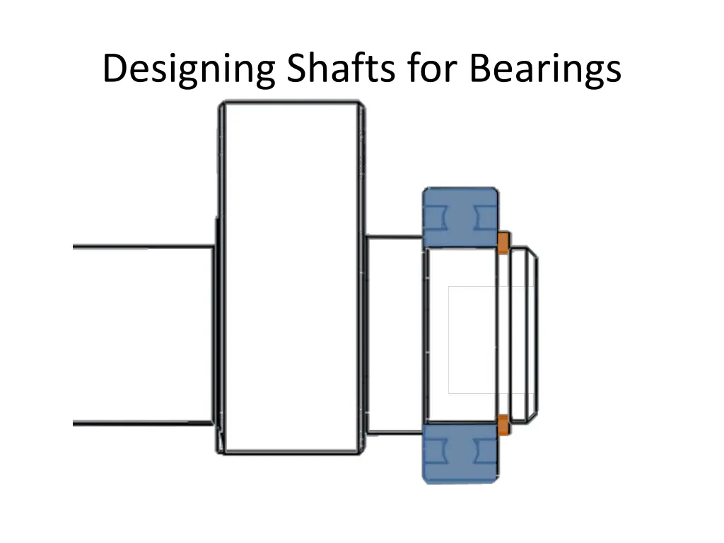 designing shafts for bearings