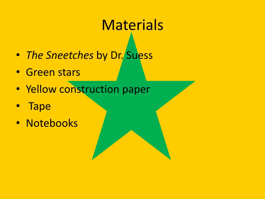 materials