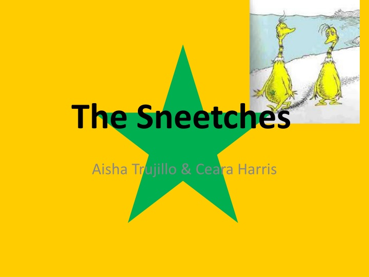 the sneetches