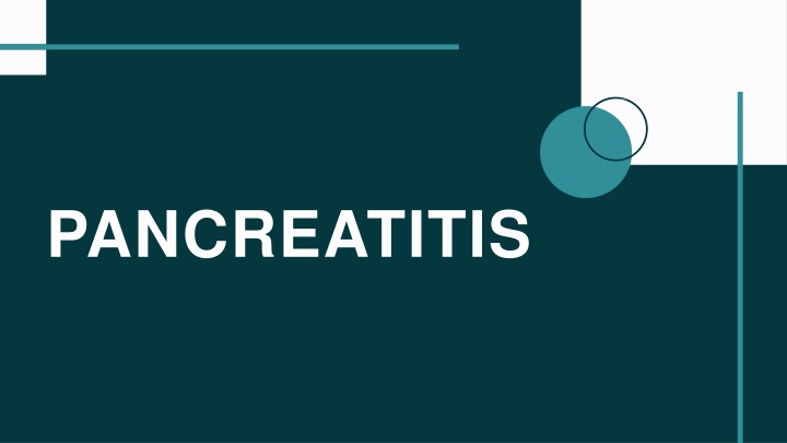 pancreatitis