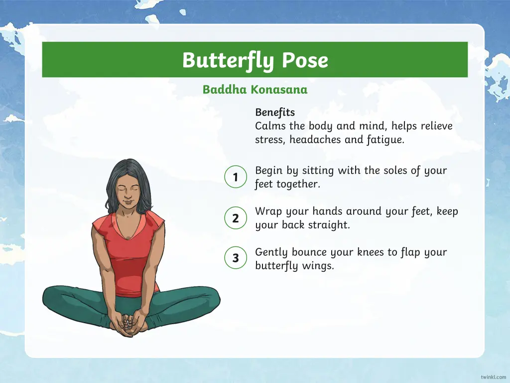 butterfly pose