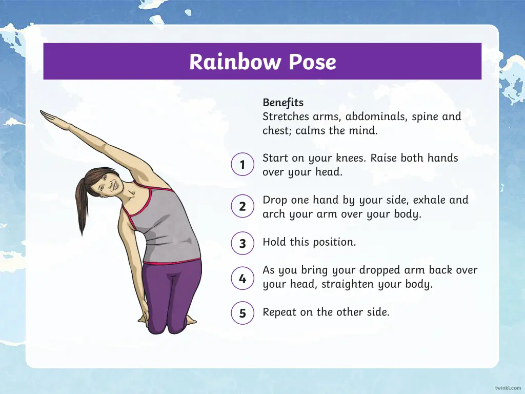 rainbow pose