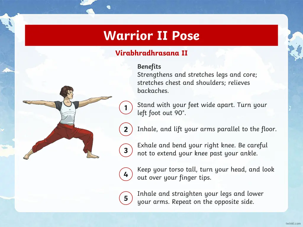 warrior ii pose