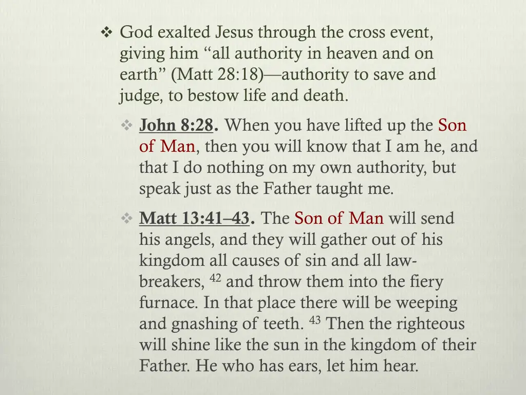 god exalted jesus through the cross event giving