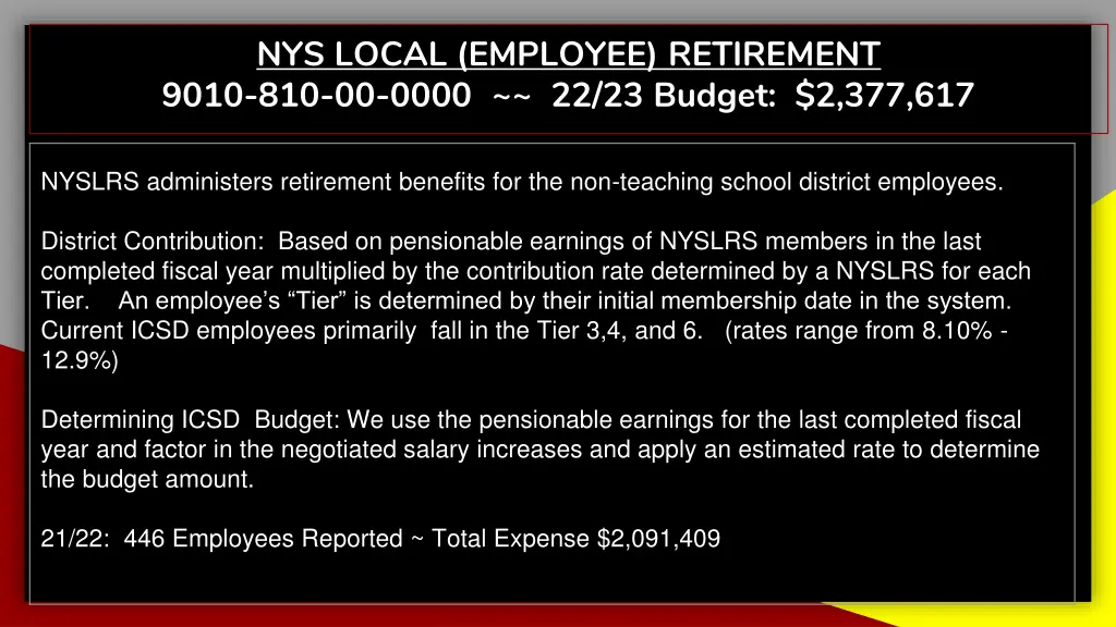 nys local employee retirement 9010 810 00 0000