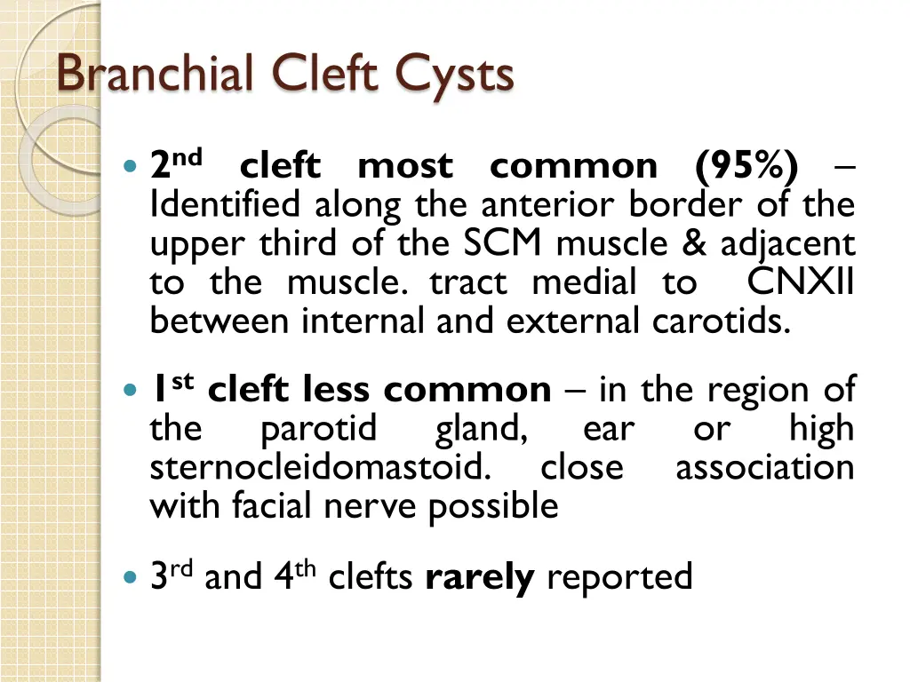 branchial cleft cysts 3