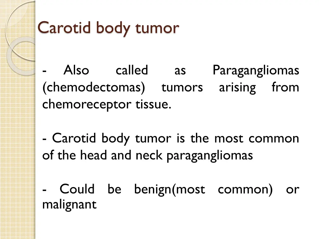 carotid body tumor 1