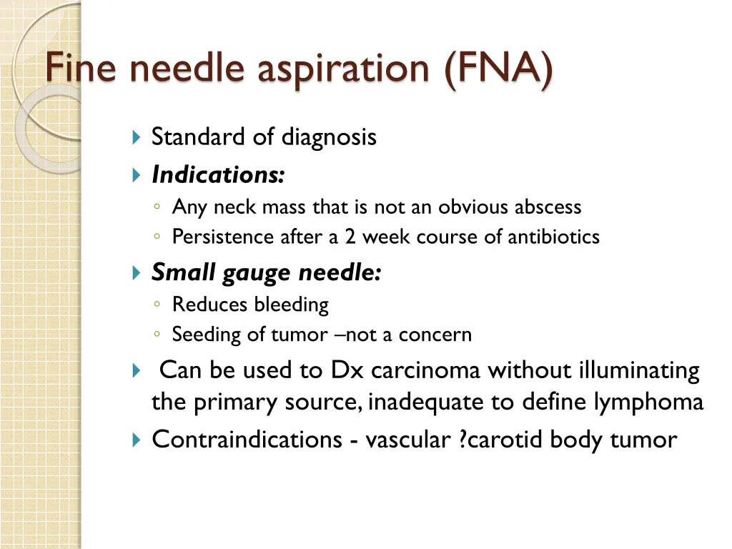 fine needle aspiration fna