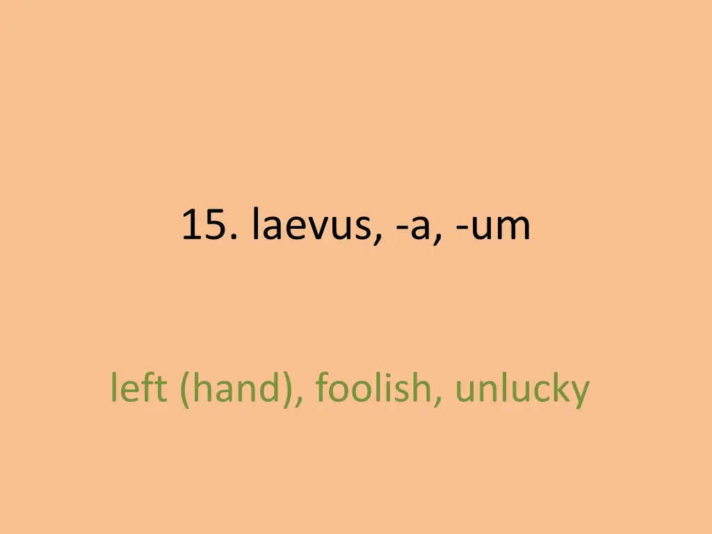 15 laevus a um 1