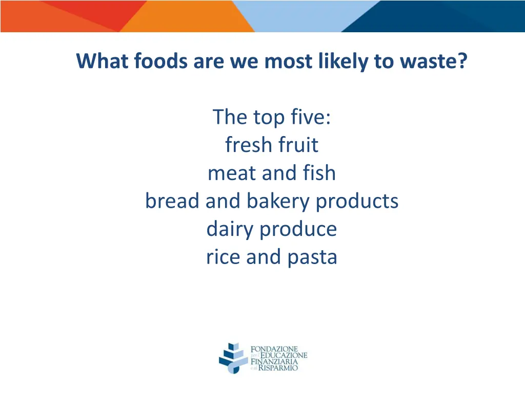 what foods are we most likely to waste