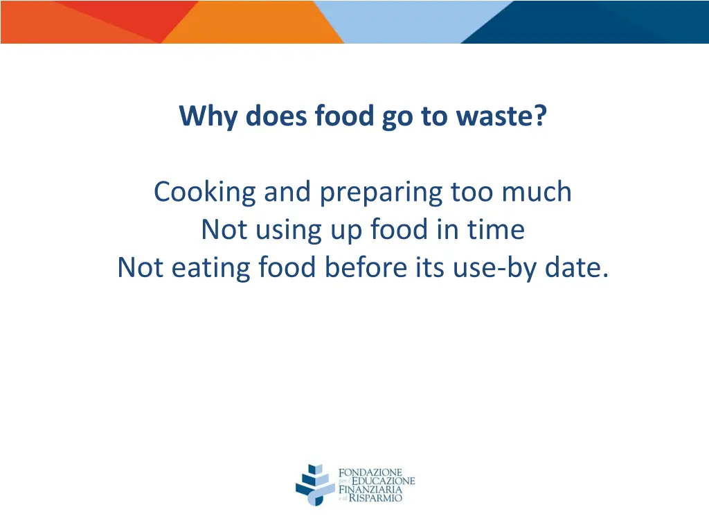 why does food go to waste