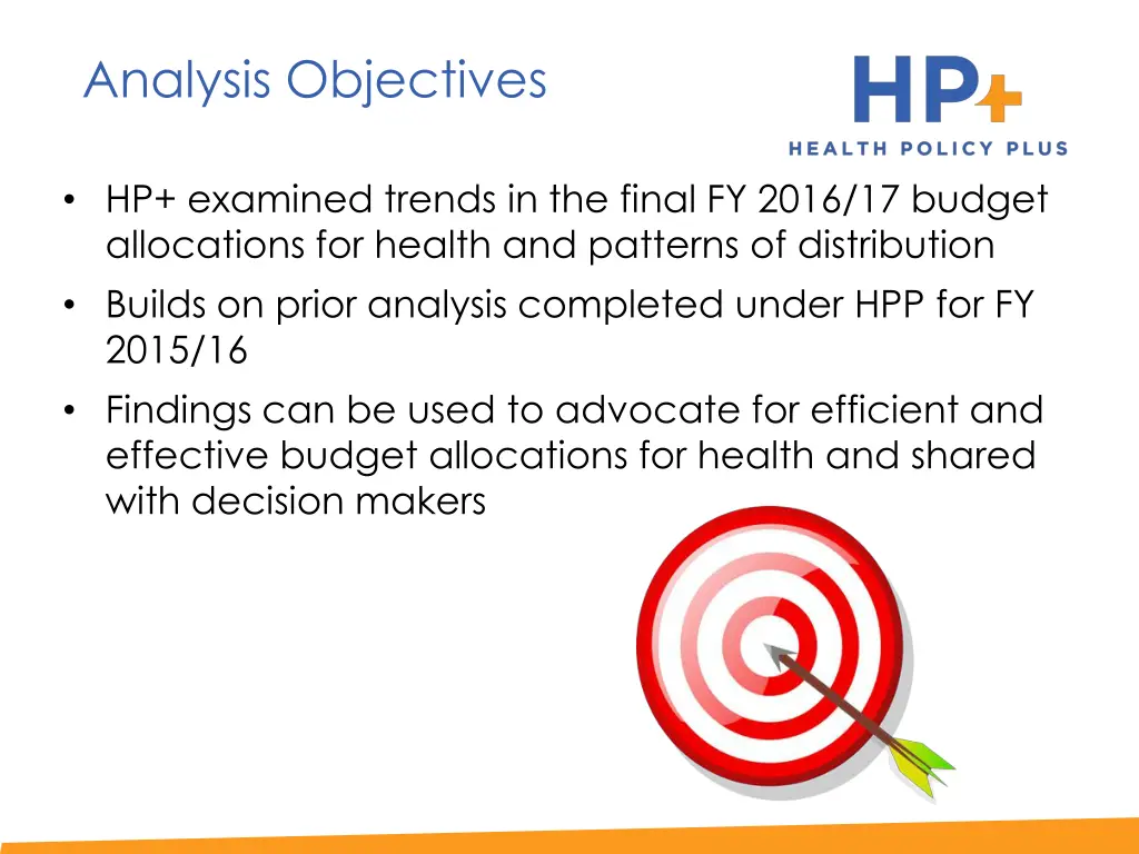 analysis objectives