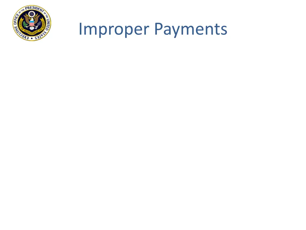 improper payments