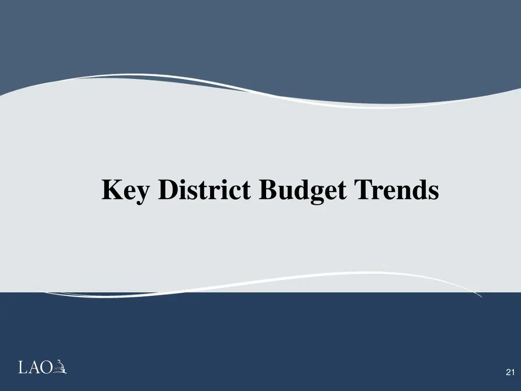 key district budget trends