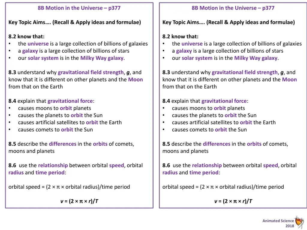 8b motion in the universe p377 1